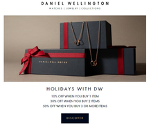 Daniel Wellington : Holidays With Daniel Wellington (Request Valid Dates From Retailer)
