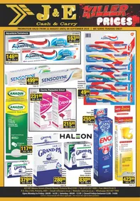 J&E Cash And Carry : Killer Prices (22 August - 04 September 2024)