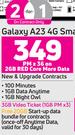 2 x Samsung Galaxy A23 4G Smartphone-On 2GB Red Core More Data & Promo 70 PMx36