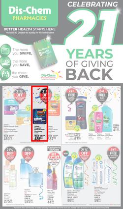 Dis-Chem : Celebrating 21 Years Of Giving Back (17 October - 10 November 2024), page 1