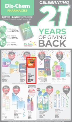 Dis-Chem : Celebrating 21 Years Of Giving Back (17 October - 10 November 2024), page 1