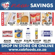 CAB Foods : New Savings (21 May - 30 June 2026)