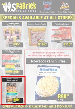Die Visfabriek : Specials (17 August - 23 August 2023), page 1