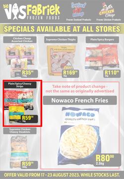 Die Visfabriek : Specials (17 August - 23 August 2023), page 1