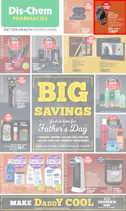 Dis-Chem : Father's Day (13 May - 15 June 2025), page 1