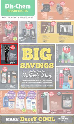 Dis-Chem : Father's Day (13 May - 15 June 2025), page 1