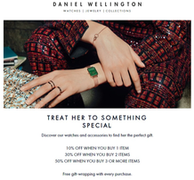 Daniel Wellington : Treat Her To Something Special (Request Valid Dates From Retailer)