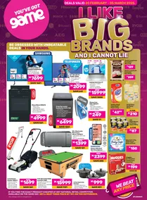 Game Lesotho : Big Brands (20 February - 05 March 2025)