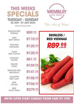 Wembley Meat Market : Specials (02 July - 07 July 2024), page 1