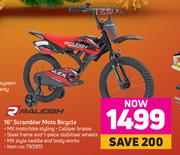 Raleigh 16" Scrambler Moto Bicycle