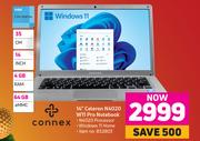 Connex 14" Celeron N4020 W11 Pro Notebook