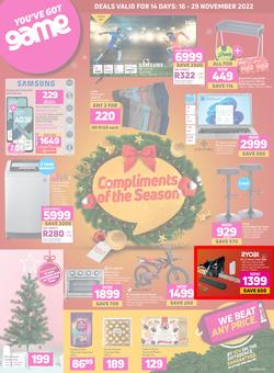 Game : Compliments Of The Season (16 November - 29 November 2022), page 1