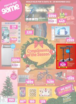Game : Compliments Of The Season (16 November - 29 November 2022), page 1