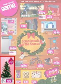 Game : Compliments Of The Season (16 November - 29 November 2022), page 1