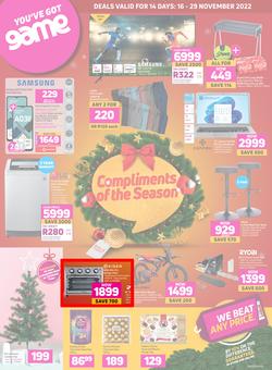 Game : Compliments Of The Season (16 November - 29 November 2022), page 1