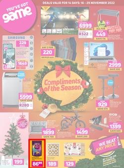 Game : Compliments Of The Season (16 November - 29 November 2022), page 1