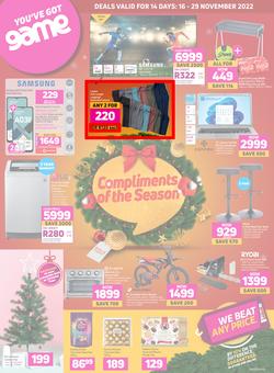 Game : Compliments Of The Season (16 November - 29 November 2022), page 1