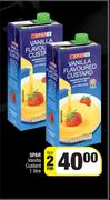 Spar Vanilla Custard-For 2 x 1L