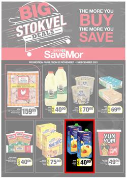 SPAR SAVEMOR EASTERN CAPE : Big Stokvel Deals (22 November - 19 December 2021) Valid in Alexandria, Dordrecht, Hanover, Hogsback, Idutywa, Willowvale, Mooiplaas, Richmond, page 1