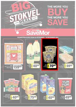 SPAR SAVEMOR EASTERN CAPE : Big Stokvel Deals (22 November - 19 December 2021) Valid in Alexandria, Dordrecht, Hanover, Hogsback, Idutywa, Willowvale, Mooiplaas, Richmond, page 1
