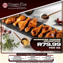 Emam Bux Meats : Specials (15 April - 22 April 2025)