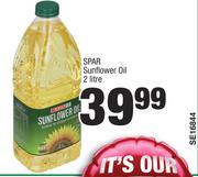 Spar Sunflower Oil-2Ltr
