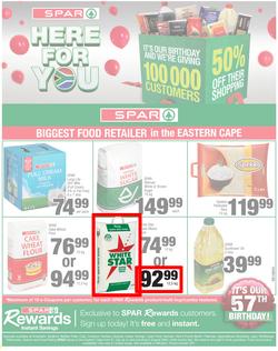 SPAR COUNTRY EASTERN CAPE : Here For You (21 July - 2 August 2020), page 1