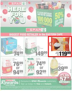 SPAR COUNTRY EASTERN CAPE : Here For You (21 July - 2 August 2020), page 1