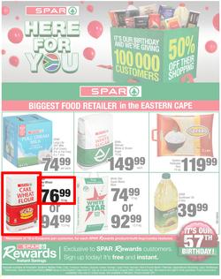 SPAR COUNTRY EASTERN CAPE : Here For You (21 July - 2 August 2020), page 1