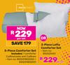 Mainstays 5-Piece Comforter Set-Per Set