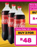 Coca-Cola- For 3 x 1.5Ltr