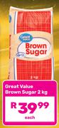 Great Value Brown Sugar-2Kg