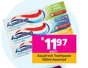 Aquafresh Toothpaste 100ml Assorted- Each