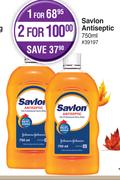 Savlon Antiseptic-For 2 x 750ml