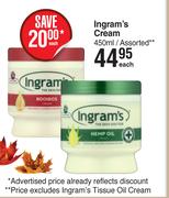Ingram's Cream Assorted-450ml Each
