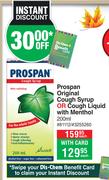 Prospan Original Cough Syrup Or Cough Liquid With Menthol-200ml Each