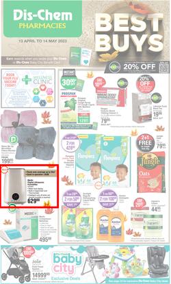 Dis-Chem : Best Buys (13 April - 14 May 2023), page 1