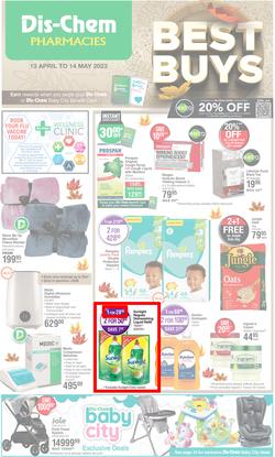 Dis-Chem : Best Buys (13 April - 14 May 2023), page 1