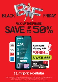 Mr Price Cellular : Black Friday (25 November - 08 December 2024)