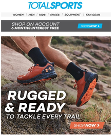 Totalsports : Ragged And Ready (Request Valid Dates From Retailer)