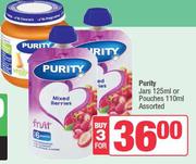 Purity Jars 125ml Or Pouches 110ml Assorted-For 3