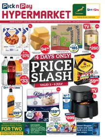 Pick n Pay Hypermarket Gauteng, Free State, North West : Price Slash (03 July - 06 July 2025)