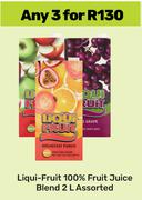 Liqui-Fruit 100% Fruit Juice Blend Assorted-For Any 3 x 2Ltr