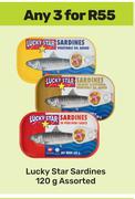 Lucky Star Sardines Assorted-For Any 3 x 120g