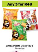 Simba Potato Chips Assorted-For Any 3 x  120g