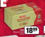 Spar Margarine Brick-500g Each