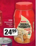 Spar Mayonnaise Assorted-750g Each