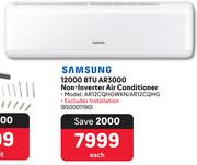 Samsung 12000 BTU AR3000 Non Inverter Air Conditioner AR12CQHGWKN/AR12CQHG-Each