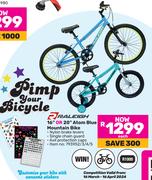 Raleigh 16" Or 20" Atom Blue Mountain Bike-Each