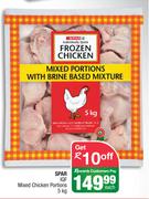 Spar IQF Mixed Chicken Portions-5Kg Each